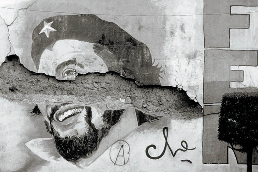 'El Che' wall paining, La Paz, Bollivia
